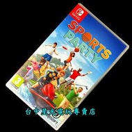 缺貨【NS原版片】☆ Switch 運動派對 SPORTS PARTY ☆【中文版 中古二手商品】台中星光電玩