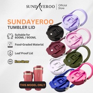 SUNDAYEROO Tumbler Lid Cover Replacement Parts with Handle Plastic Straw High Quality Tumbler Cover 