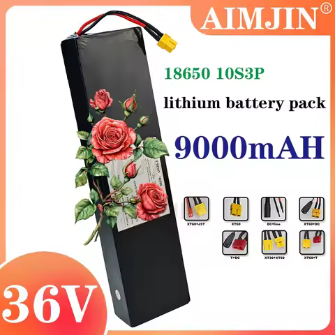 36V 18650 Battery Pack Scooter For Kugoo S2 / S3 / S4 9000mAh Battery Pack Electric Scooter BMS Boar