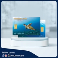 AlaDeen Gold®️ 1gram Exclusive The Turtle Gold Bar 999.9Au (The Purest Gold)