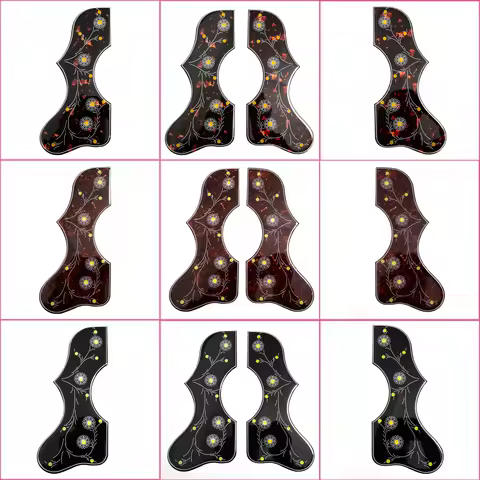 Acoustic Guitar Pickguard J200 SJ200 Self-adhesive Guitar Scratch Plate Thick 2MM Universal Fit for 