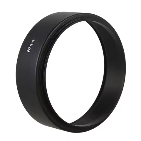A73E-67mm Mount Standard Metal Lens Hood for Canon Nikon Pentax Sony Olympus