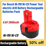 High-Quality New 9.6V 3000mAh Battery for Bosch Ni-MH Ni-CD Power Tool Electric Drill Battery Rechar