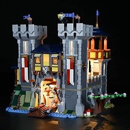 GEAMENT LED Light Kit Compatible with Lego Medieval Castle - Lighting Set for Creator 31120 Building