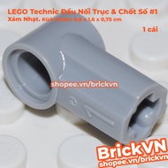 [1 Piece] LEGO Technic Shaft and Pin Connector 1 Light Gray ID 6296859 42127