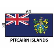 Pitcairn Island Flag 3x6ft, Bendera Pitcairn Island 3x6ft, Polyester