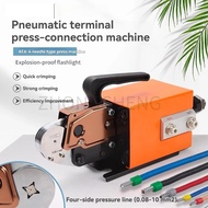 JM6-4/6-6 Pneumatic Wire Clamp Cold Pressing Terminal Crimping Machine VE Tube Type Needle Connectio