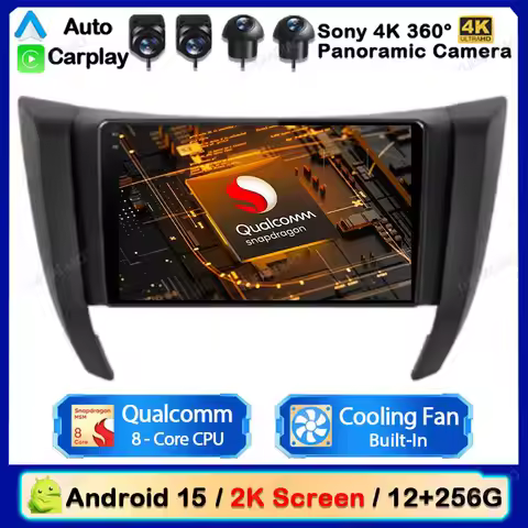 Android 15 Car Radio For Nissan Navara NP300 D23 IV 4 Frontier 2017 - 2021 Multimedia Stereo Video P