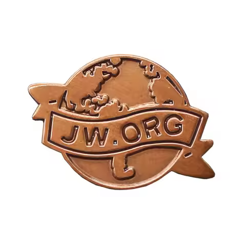 JW. ORG Brooch Pins Metal Badges for Men Suit JW Badge Vintage Christian Faith Brooches Backpack Jac