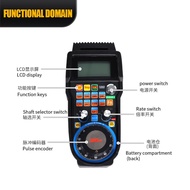 Multi-functiona CNC Mach3 Wireless Wired Handwheel MPG Pendant Handwheel 4axis 6axis USB Receiver fo