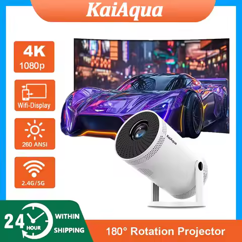 2026New FY300 Projector 260Ansi Projector Supports 720P 4k Wireless Suitable for Mobile Phones Noteb