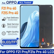 YY 6.4 "Oled/TFT สำหรับ Oppo F21 Pro 4G / Oppo F21s Pro 4G ชิ้นส่วนจอสัมผัสแอลซีดีของเครื่องแปลงดิจิ