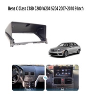 Frame Head Unit Android 9 inch Mercedes Benz C-Class W204 2007 - 2014