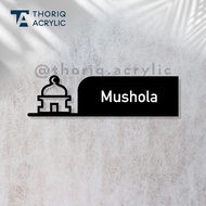 Acrylic Sign for Prayer Room | Acrylic prayer room room accessories