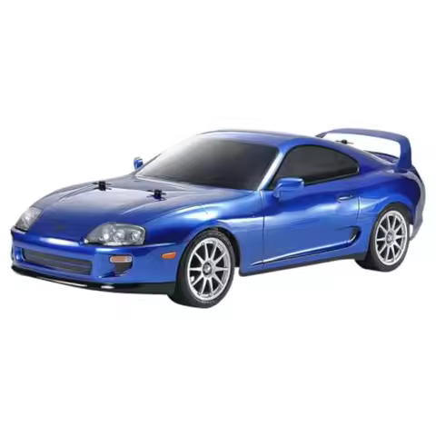 1:10 RC Car Assembly Kit for Toyota Supra JZA80 (BT-01) with ABS Plastic Body in Red High-Speed Moto