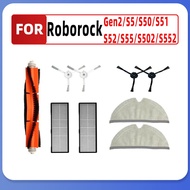 （set)Robot Accessories Roborock Gen2, Roborock S50, S51, S52, S55, S502, S552 Roller Brush Side Brus
