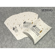 (8pcs) White Christmas Small Gift Box Present Wrapping Events Party Favors