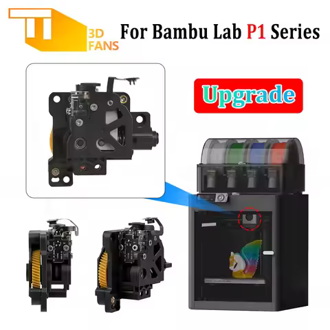 Upgraded Strong Extruder Assembly Easy Installation for Bambu Lab P1 Series P1P P1S 3D Printer Parts