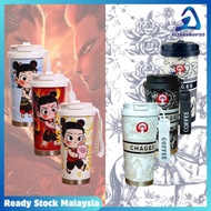 【SUPER DETAILS🔥】Premium CHAGEE And NEZHA Coffee Tea Hot/Cold Tumbler 500ml CHAGEE Thermos Cup Stainl
