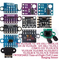 2Pcs VL53L0X VL53L1X VL53L3CX Time-of-Flight ToF Laser Ranging Sensor Breakout 940nm CJVL53L0XV2 Dis