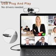 [WoodAron] Webcam 2K/4K HD Web Camera For PC Laptop Computer With Microphone Ring Light Webcam Full HD 2K MY