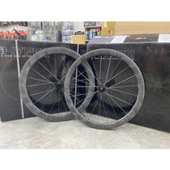 (Ready Stock) Lun Hyper 2023 Carbon Disc Brake Wheelset D45 - Front 46mm Rear 54mm