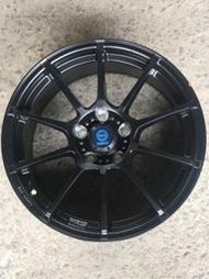 全新正OZ SPARCO ASSETTO GARA 17吋5/112 消光黑色鋁圈(GOLF A3)