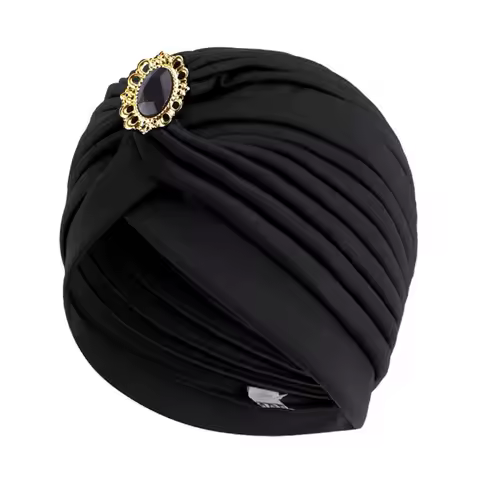Casual Twist Retro Ethnic Turban Hat Turban Headwear Chemotherapy Cap Headbands Turban Hat Women