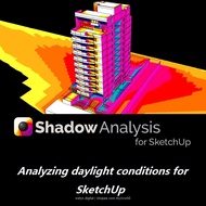 SketchUp | Plugins | Tutorial 2024 Shadow Analysis - Analyzing daylight conditions for SketchUp