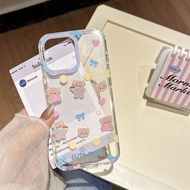 Colorful Love Little Bear Casing Vivo Y21D Z10R 5G V60 Lite Y19S Pro Y28 Y29 5G V60 Y400 V50 Lite Y2