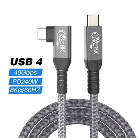USB4 Thunderbolt4 Cable PD240W 40Gbps 8K60HZ video transmission Type-C Thunderbolt3 Data Transfer Ca