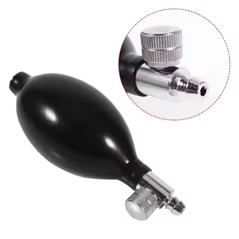 1Pcs Hand Squeeze Blood Pressure Latex Bulb Manual Inflation with Twist Air Release Replacement Infl