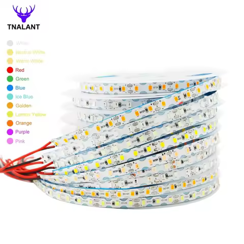 DC12V S Shape 2835 SMD LED Strip 6mm Width 120LED/m Flexible Foldable String Lamp For DIY Neon Sign 