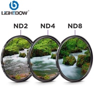 Lightdow ND2+ND4+ND8 3 in 1 ND Filter Kit Set Variable Neutral Density Filter Camera Filter for Niko