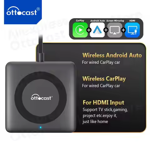 New Car TV Mate Max Wireless CarPlay Android Auto Adapter foC