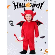 halloween halloween costume kids Red Little Devil cos Halloween Children's Costume Boys Girls Clothe
