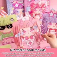 Kids Crafting and Play Kit with Reusable Stickers for Creativity