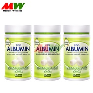 Egg Albumin "แพ็ค 3 ขวด" อัลบูมิน โปรตีน ไข่ขาวชนิดเม็ด (1 ขวด 90 เม็ดX3)