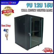 9U 12U 15U CCTV RACK WALL MOUNT SERVER RACK (perforated door)500(W)X400(D)X265(H)MM  ✔12U RACK ✔15U 