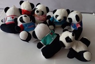 日本明治熊貓朱古力餅乾珍藏版小熊貓 meiji choco biscuit toy panda