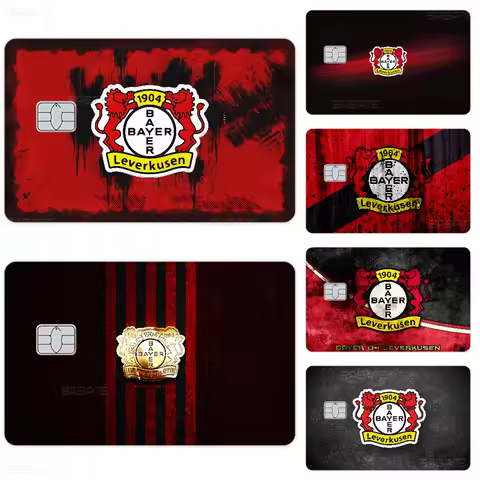 B-Bayer L-Leverkusen Matte Film Cover Skin Sticker for Credit Card Bank Debit Bus Card