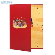 cc 3D Christmas House Card for Holiday Enthusiasts Gifts Postcard with Envelope