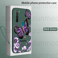 For Realme 5 5i 6i 7i Realme 8 Realme 8 Pro Phone Case Purple Diamond Butterfly Phone case