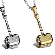 < 316 Shop > [F294/F295] (High Quality 316L Medical Steel Necklace-Majin Hammer Necklace Gold Neckla