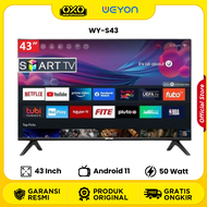 Weyon 43 Inch TV Digital Smart TV Android 11.0 FHD Youtube/Netflix