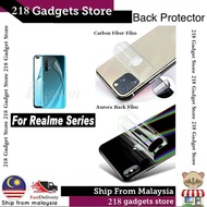 Realme V5 / 6s / 6i / 6 Pro / 6 / 5i / 5s / 5 Pro / 5 / 3i / 3 Carbon Fiber & Aurora Back Protect Fi
