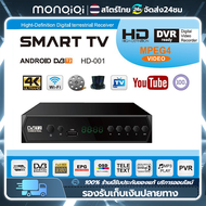 Monqiqi กล่องรับสัญญาณTV 2566 SMT-1684 DIGITAL TV DVB T2 ล่อง ดิจิตอล tv  เสาอากาศ digital ทีวีดิจิตอล tv ภาพคมชัด ฟรี HDMI HD DIGITAL DVB T2 เชื่อมต่อผ่าน WI-FI