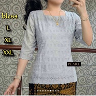 SHOOPY BLUS KATUN BOLONG/BAJU pesta wanita katun bordir