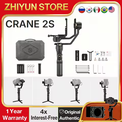 Zhiyun Crane2S Crane 2S 3-Axis Handheld Gimbal Stabilizer for DSLR and Mirrorless Camera compatible 