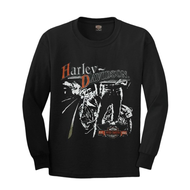 เสื้อยืดแขนยาวฮาเลย์ Harley-Davidson Reproduction (ML) ป้าย USA ผ้าCotton100 ใสสบาย